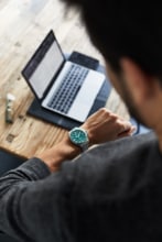 Men watch ∙ Quartz ∙ Green ∙ 316L stainless steel - #3