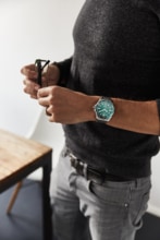 Men watch ∙ Quartz ∙ Green ∙ 316L stainless steel - #3