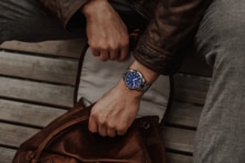 Men watch ∙ Quartz ∙ Blue ∙ 316L stainless steel - #3