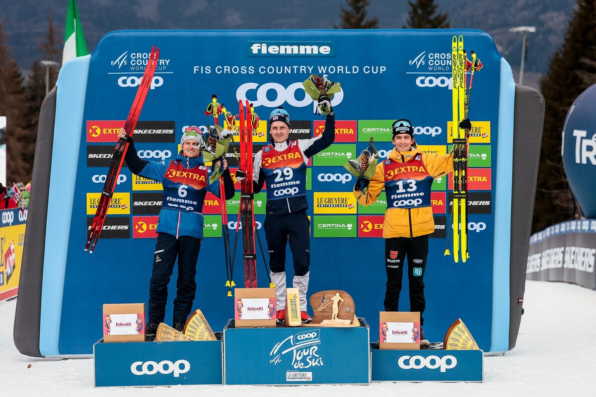 Photo of group on the podium