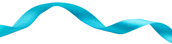 Light blue ribbon