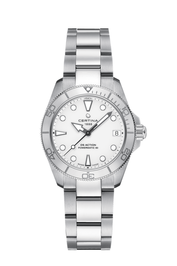 Women watch ∙ Automatic ∙ White ∙ 316L stainless steel (C0320071101100)