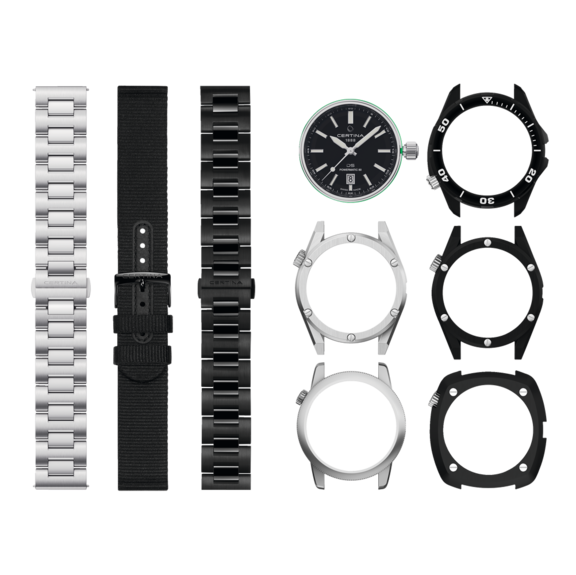 Men watch ∙ Automatic ∙ Black ∙ PVD coating ∙ 316L stainless steel (C0414073905100)