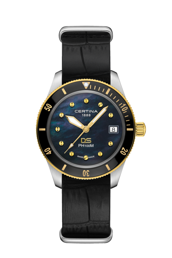 Women watch ∙ Quartz ∙ Black ∙ 316L stainless steel ∙ PVD coating (C0442102605100)