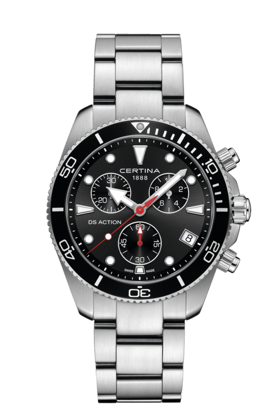 Men watch ∙ Quartz ∙ Black ∙ 316L stainless steel (C0484171105100)