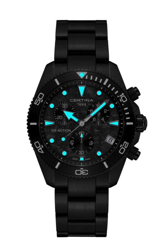 Men watch ∙ Quartz ∙ Black carbon ∙ PVD coating ∙ 316L stainless steel - #2