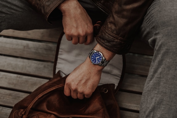 Men watch ∙ Quartz ∙ Blue ∙ 316L stainless steel - #3