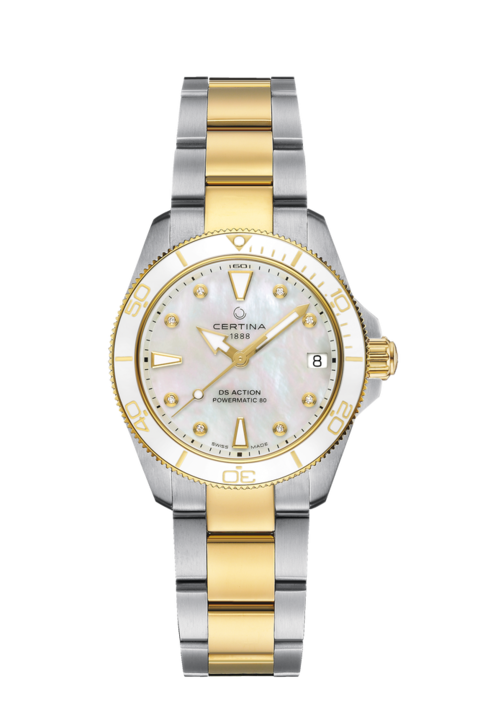 Women watch ∙ Automatic ∙ Mother of pearl ∙ PVD coating ∙ 316L stainless steel (C0320072211600)