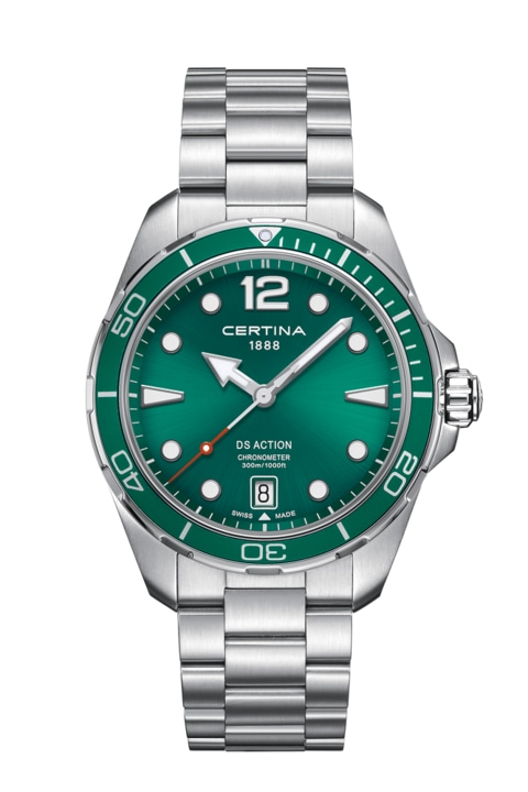 Men watch ∙ Quartz ∙ Green ∙ 316L stainless steel (C0324511109700)
