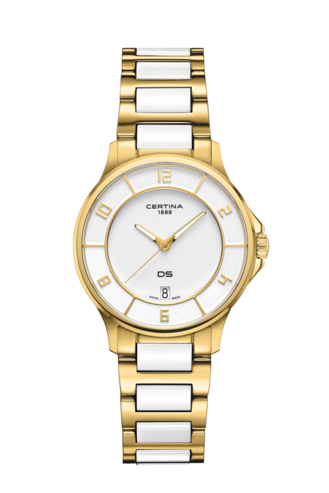 Women watch ∙ Quartz ∙ White ∙ PVD coating ∙ 316L stainless steel (C0392513301700)