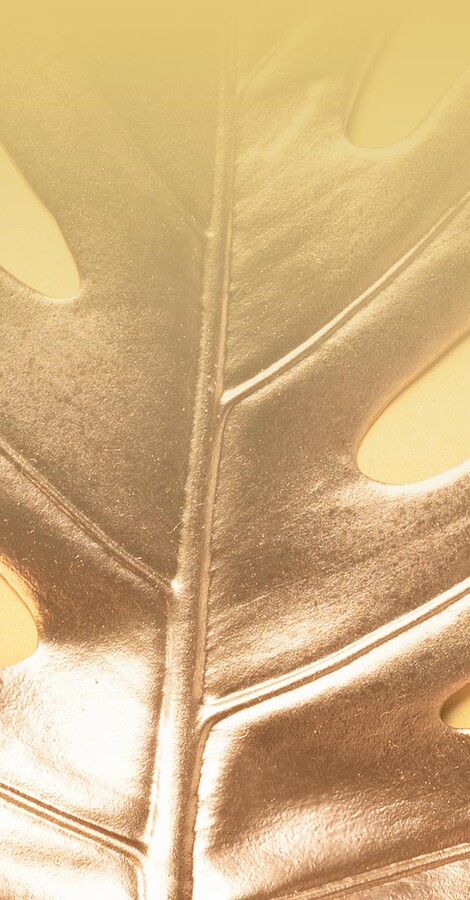 Golden leaf background