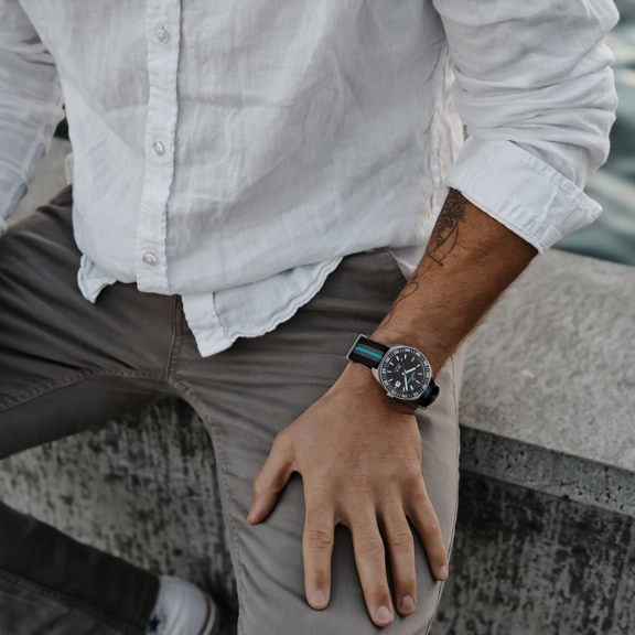 Men watch ∙ Automatic ∙ Black ∙ Titanium - #3