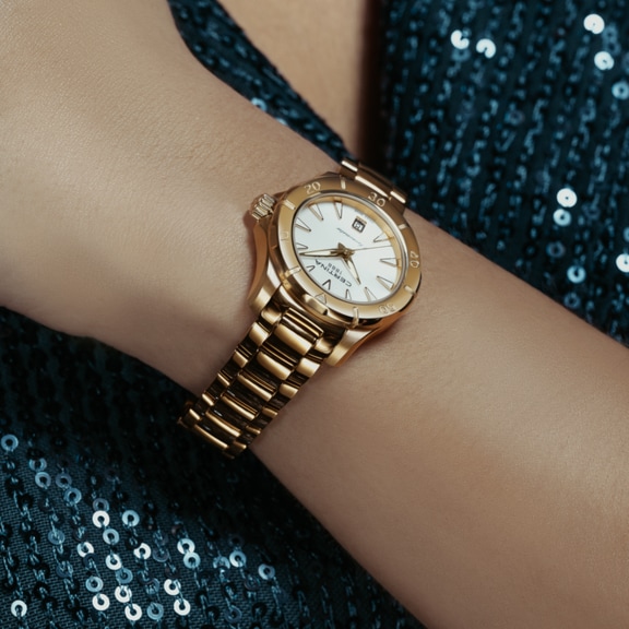 Women watch ∙ Quartz ∙ Mother of pearl ∙ PVD coating ∙ 316L stainless steel - #3