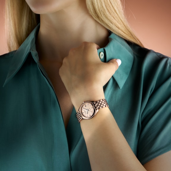 Women watch ∙ Quartz ∙ Champagne/Golden ∙ PVD coating ∙ 316L stainless steel - #3