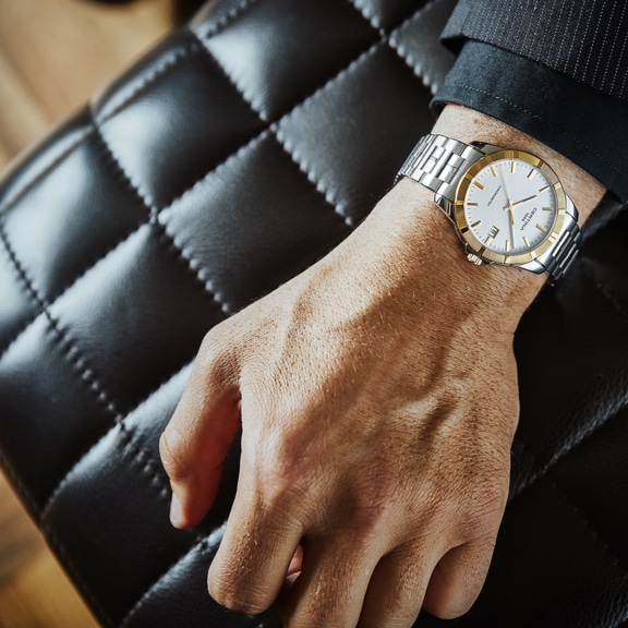 Men watch ∙ Quartz ∙ White ∙ 316L stainless steel - #3