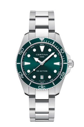 Men watch ∙ Quartz ∙ Green ∙ 316L stainless steel (C0484101109100)