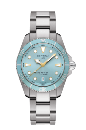 Men watch ∙ Quartz ∙ Light Blue ∙ Titanium (C0484104435100)