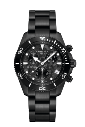 Men watch ∙ Quartz ∙ Black carbon ∙ PVD coating ∙ 316L stainless steel (C0484173320100)